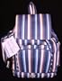 Kalencom Silver Spoon Backpack Diaper Bag - Blue and Tan