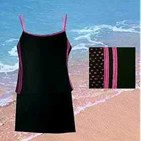 It Figures! Hip Hider Collection Mesh Accent 2-piece Skirtini Swimsuit RETAIL VALUE $98