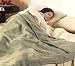 Sunbeam Twin Camelot Dreams Herringbone Moss Green Electric Heated Warming Blanket