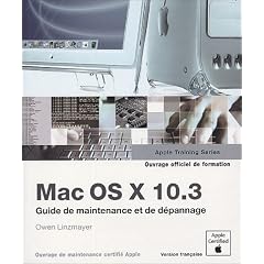 Mac OS X 10.3 - Guide de maintenance et de d�pannage