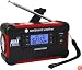 Ambient Weather WR-111B Emergency Solar Hand Crank AM/FM/NOAA Digital Radio, Flashlight, Cell Phone Charger with NOAA Certified Weather Alert & Cables