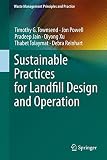ISBN 9781493926619 product image for Sustainable Practices for Landfill Design and Operation (Waste Management Princi | upcitemdb.com