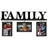 Review New View  / Family Wood Word 3-Frame Set - Black (4x6