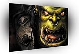 world of warcraft ugly orc framed canvas art A2 Large (25.5` X 17.5`) (65cm X 45cm)