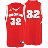 Wisconsin adidas Big Kids NCAA Basketball Jersey