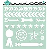 Heidi Swapp Arrow Stencil, 12 by 12-Inch