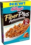Kellogg's Fiberplus Caramel Pecan Crunch Cereal, 15.5-count (Pack of 4)