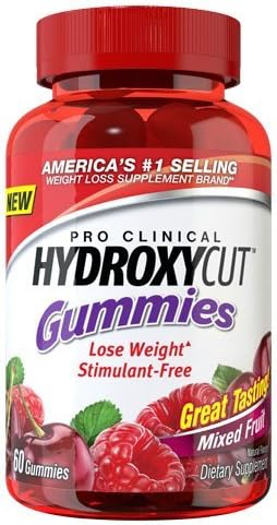 Muscletech Hydroxycut Nutrition Gummies, Mixed Fruit, 120 Clinical Gummies