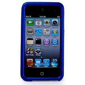 Diff�rents Designs de Coques de protection pour nouveau Ipod Touch 4� G�n�ration avec Camera convient pour 8Go 32Go 64Go (Bleu)