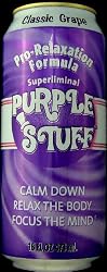 16 Pack - Purple Stuff Pro-Relaxation Beverage - Classic Grape - 16oz.