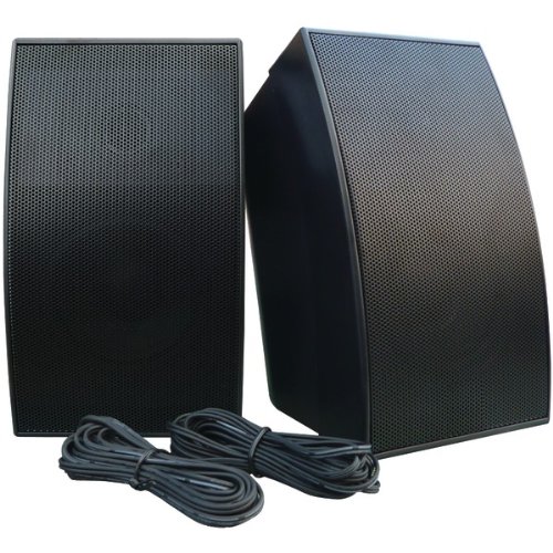 3.5'', 2-Way Mini Speaker System with Mounts & Wire - MICROACOUSTICS