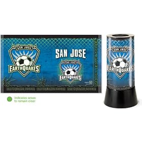 MLS San Jose Earthquakes Rotating Lamp