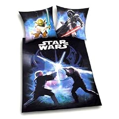 Herding 467245050412 Bettw�sche, Star Wars 80 x 80 + 135 x 200 cm, Flanell