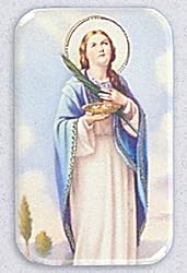 St. Lucy Magnet - 1 3/4'' x 2 3/4'' Dimension