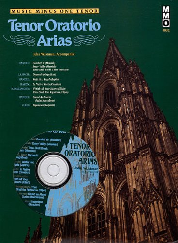 Music Minus One Tenor: Oratorio Arias For Tenor (Book & CD)