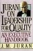 Juran on Leadership for Quality