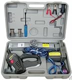 12v DC Emergency Tire Repair Kit with Impact Wrench & Powered Jack