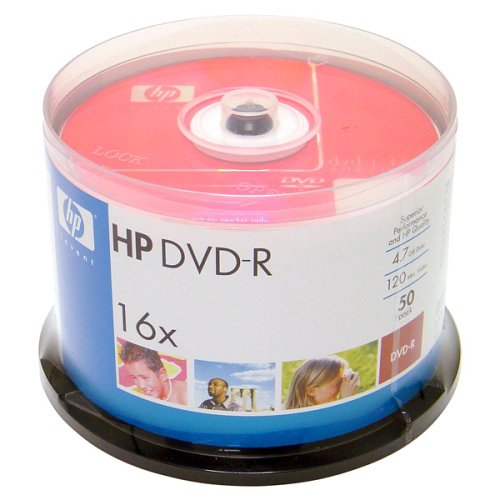 Hewlett Packard 16X 50/Pack 4.7GB DVD-R