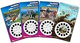 ViewMaster 4-Sets, Wild Animals & NEW Dinosaurs + Bonus Reel - 13 Reels