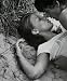 Abercrombie & Fitch Young Couple About to Kiss Poster.