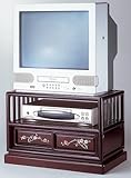 天然木を使った 『螺鈿総紫檀テレビ台(MN-H-102R)』 伝統工芸
