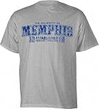 Memphis Tigers Grey Established Date Cube T-Shirt