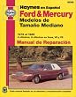 Ford/Mercury mid-size Models '75'86 (Spanish) (Haynes Manuals)
