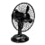 Connectland USB Desk Fan USB Powered with On/Off Switch Black Color