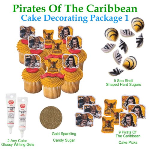 Prates of the Caribbean Cakes or Cupcakes Decorating Kit 1 SAVE 2.14 by Decopac