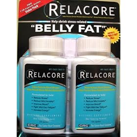 Relacore - Stress-Related Abdominal Obesity Supplement, 220 caps (2 Bottles)
