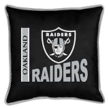 Oakland Raiders Throw Bed Pillow 17 x 17