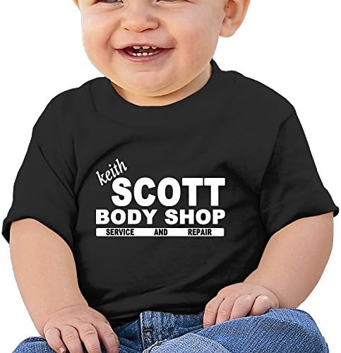 DOfunn Unisex-Baby/Toddler/Infant Keith Scott Tree Hill Body Shop T-Shirts