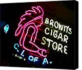 Red Man's Smoke Shop Canvas Print / Canvas Art - Artist Elizabeth Hoskinson