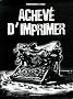 Achev� d'imprimer