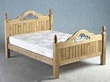 Seconique Corona Pine Scroll 4ft6″ Bed