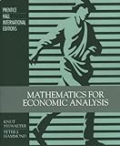 Mathematics for economic analysis