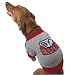 Alabama Crimson Tide Grey Collegiate Dog T-shirt