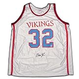 Magic Johnson Signed Everett Vikings High School Jersey - White at SuperStar Greetings