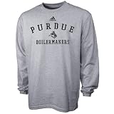 Adidas Purdue Boilermakers Ash Practice Long Sleeve T-shirt