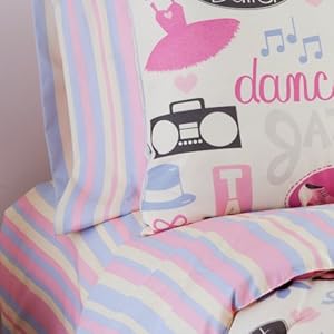 Veratex Bedding Collection Little Dancer Stripe Sheet Set