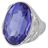 Michelle Monroe Large Tanzanite Center Stone Ring Size 7