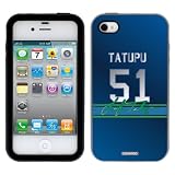 Lofa Tatupu - Color Jersey on iPhone 4 / 4S Guardian Case by Coveroo at Amazon.com