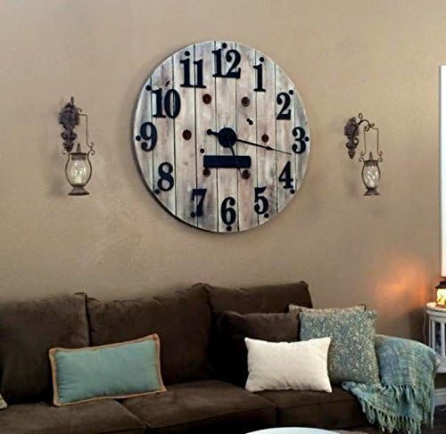 Large Wall Clock Kit with Raised Numbers