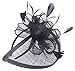 Womens Formal Party Fascinator Hat with Headband for Cocktail