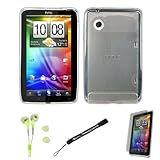 Clear TPU Durable Protective Skin Cover Carrying Case Accessories for HTC F ....