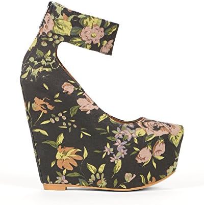 Shoes The Camden Shoe, Black Floral Multi
