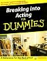 Breaking into Acting for Dummies (For Dummies (Lifestyles Paperback))