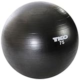 TKO Anti-Burst Fitness Ball (75cm) with Pump and Instruction Chart