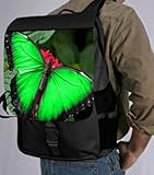 Neon Green Back Pack - School Bag Bag - Laptop Bag -Book Bag - Unisex - Ideal Gift for all occassions!