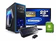 CSL PC Sprint Vision D10013H inkl. Windows 7 - AMD FX-6300 6x 3500MHz, 1000GB SATA, 8192MB DDR3, GeForce GTX 750 Ti, DVD-RW, CardReader, GigLAN, 7.1 Sound, USB 3.0, 55 cm (22") Samsung TFT LED, CM Storm Devastator USB Tastatur und Maus from CSL-Computer